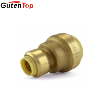 LB-GutenTop Vendas Quentes de Bronze Acessórios push fit Coupling quick connector Conector do redutor push fitting